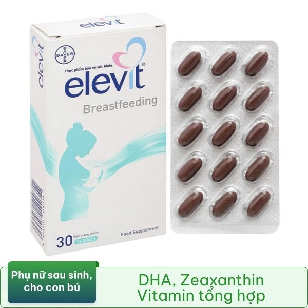 Viên Uống Cung Cấp Vitamin Và Khoáng Chất Cho Phụ Nữ Sau Sinh Elevit Breastfeeding