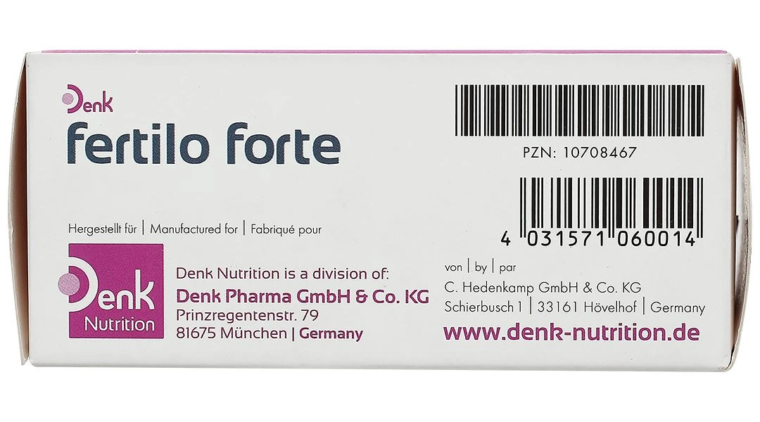 Thực Phẩm Bảo Vệ Sức Khỏe Fertilo Forte Denk Hộp 30 Gói - 4