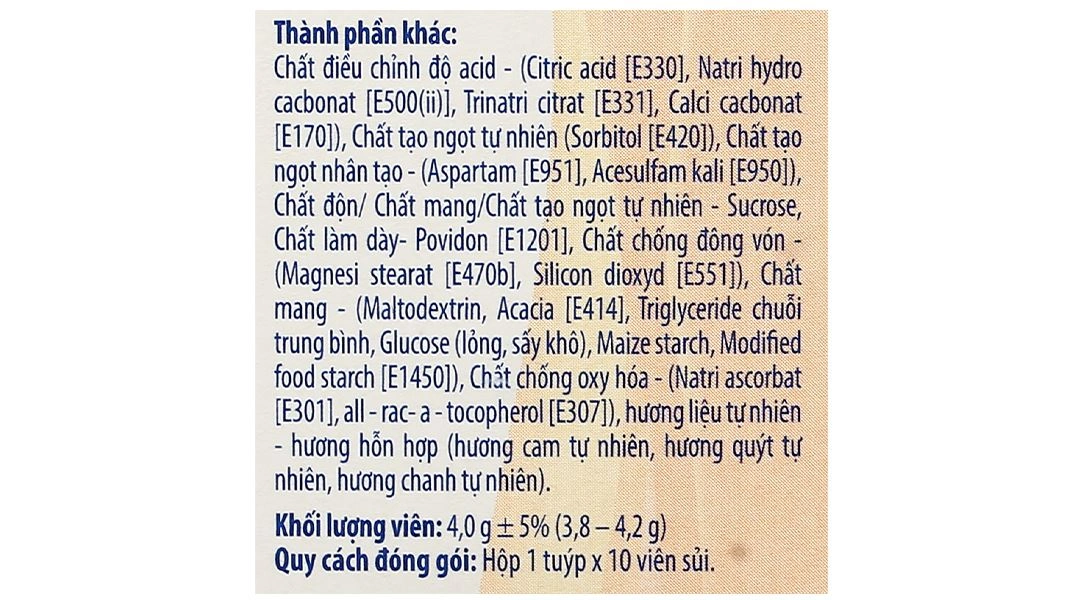 Thực phẩm bảo vệ sức khỏe Pharmaton Energy Fizzi hộp 1 tuýp x 10 viên sủi - 6