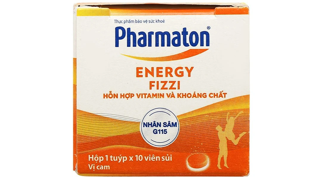 Thực phẩm bảo vệ sức khỏe Pharmaton Energy Fizzi hộp 1 tuýp x 10 viên sủi - 4