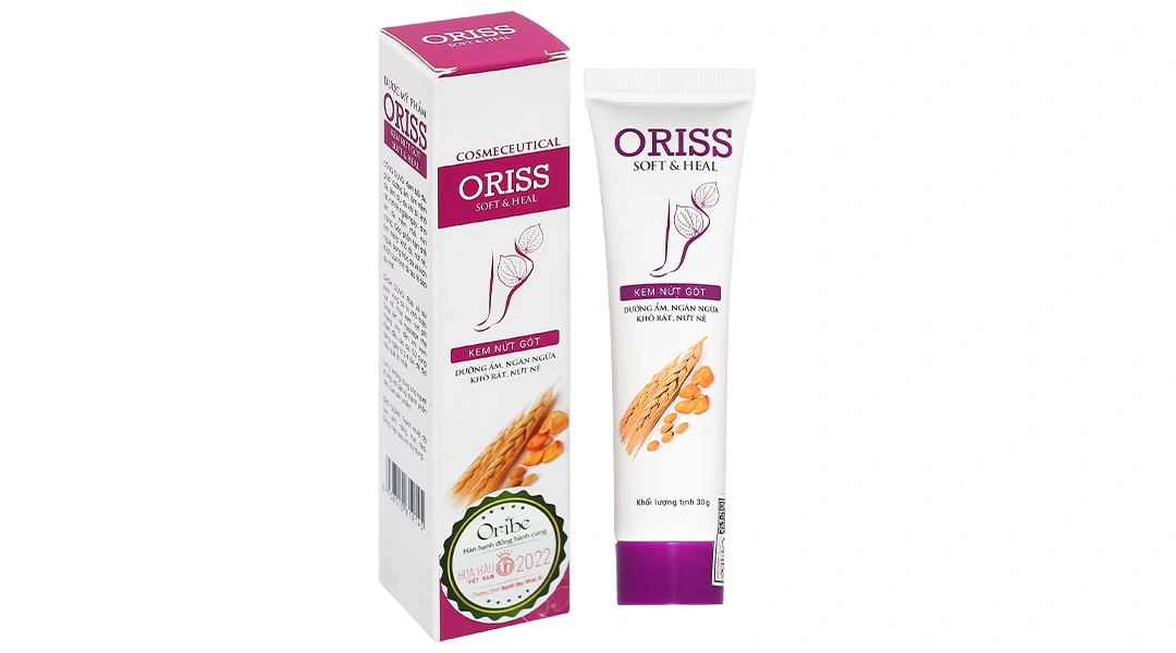 Kem Oriss Soft & Heal giảm nứt nẻ gót chân tuýp 30g - 1