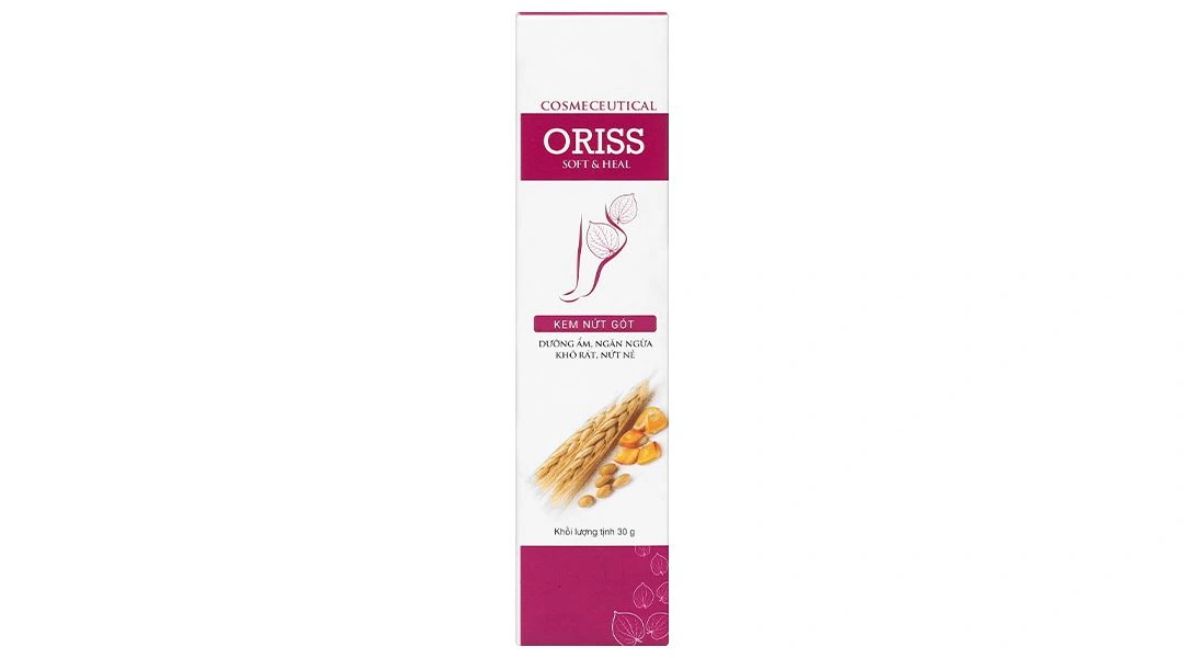 Kem Oriss Soft & Heal giảm nứt nẻ gót chân tuýp 30g - 4