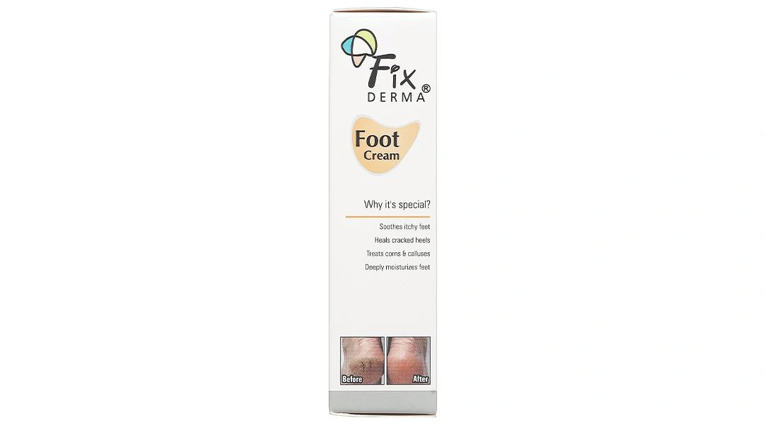 Kem dưỡng Fixderma Foot cấp ẩm làm mềm da gót chân tuýp 60g - 4