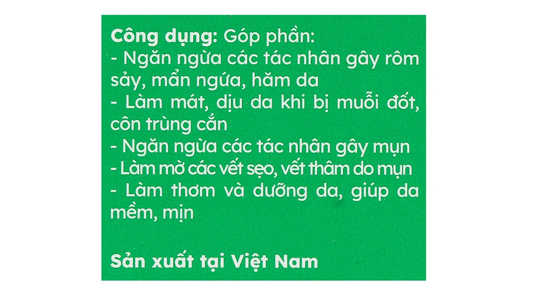Kem Yoosun rau má dịu mẫn ngứa, ngừa mụn, mát da tuýp 25g - 7