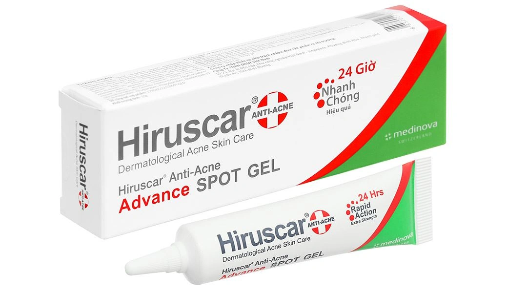 Gel Hiruscar Anti-acne ngăn ngừa mụn, tăng độ ẩm cho da tuýp 10g - 1