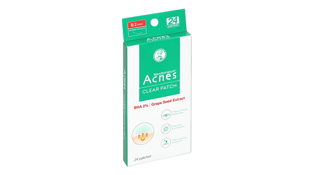 Miếng dán mụn Acnes Clear Patch giúp kháng khuẩn, sạch mụn hộp 24 miếng - 