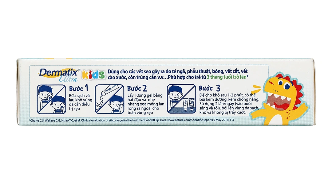 Gel Dermatix Ultra Kids trị sẹo cho bé tuýp 5g - 3