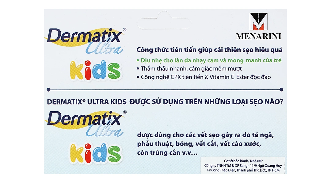 Gel Dermatix Ultra Kids trị sẹo cho bé tuýp 5g - 5
