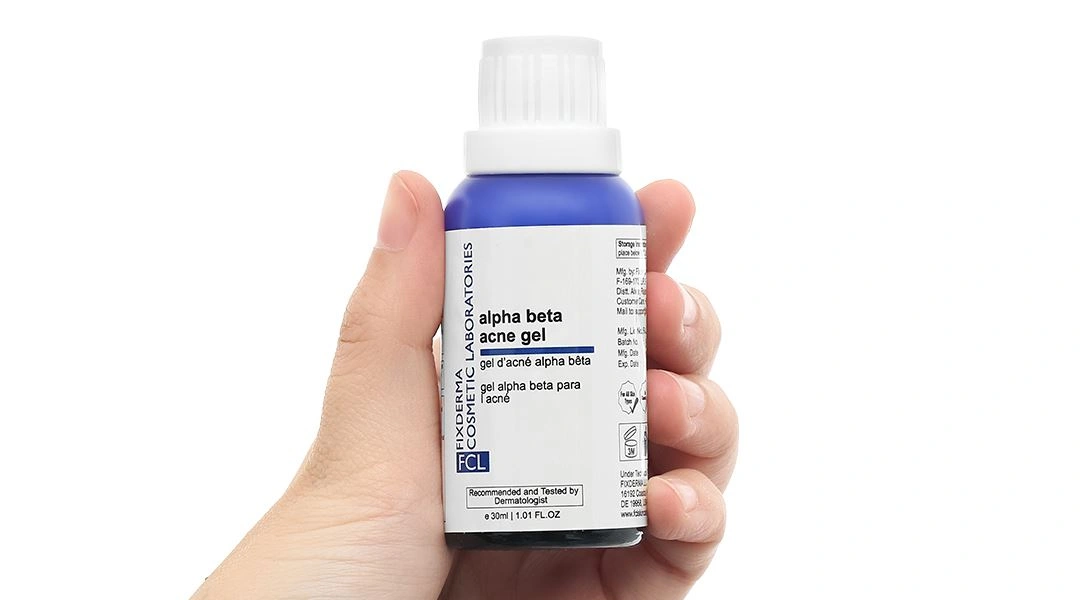 Gel Fixderma FCL Alpha Beta Acne giảm mụn, kiểm soát bã nhờn chai 30ml - 13