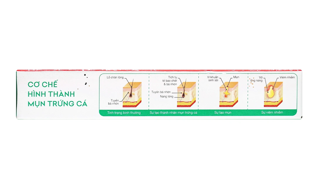 Kem Acnes Blemish Clear kháng khuẩn, giảm mụn sưng đỏ tuýp 10g - 4