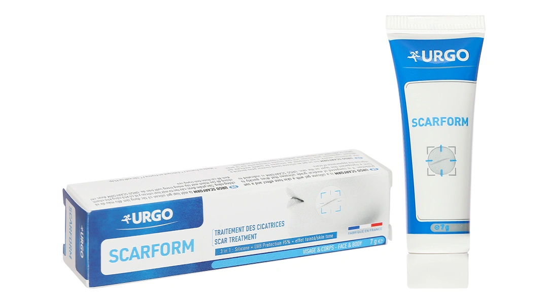 Gel Urgo Scarform hỗ trợ làm mờ sẹo, mờ thâm tuýp 7g - 