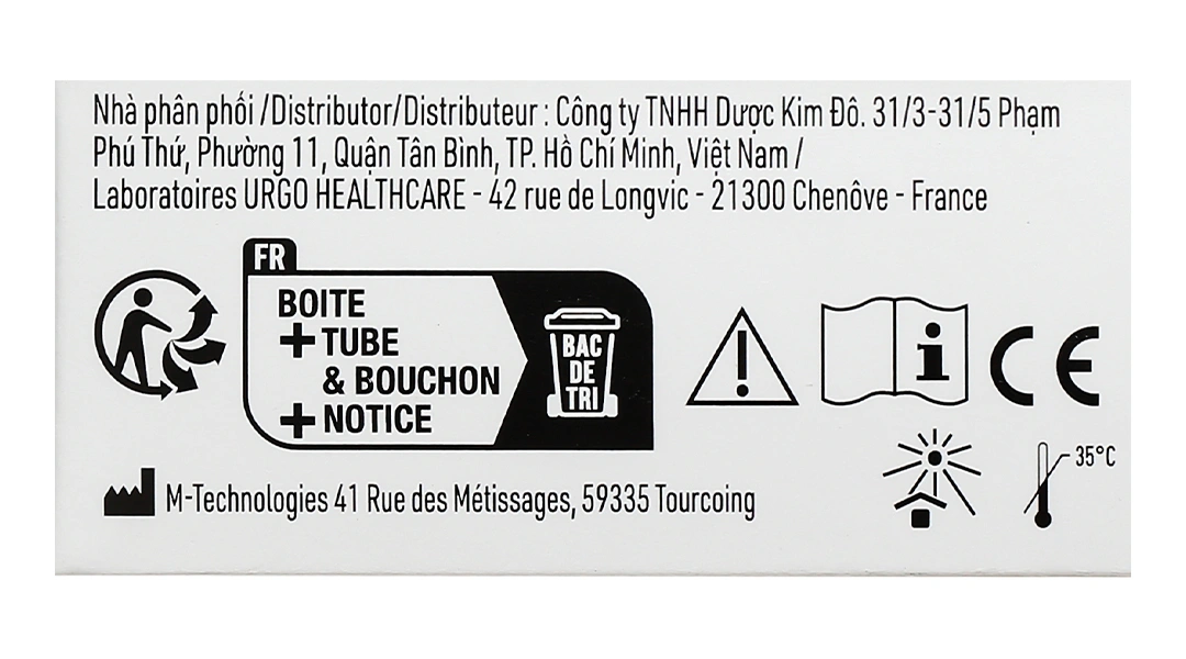 Gel Urgo Scarform hỗ trợ làm mờ sẹo, mờ thâm tuýp 7g - 9