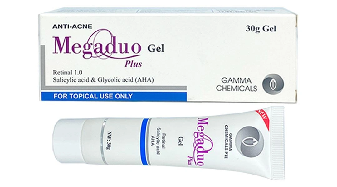 Gel Megaduo Plus ngừa mụn trứng cá, ngừa thâm tuýp 30g - 