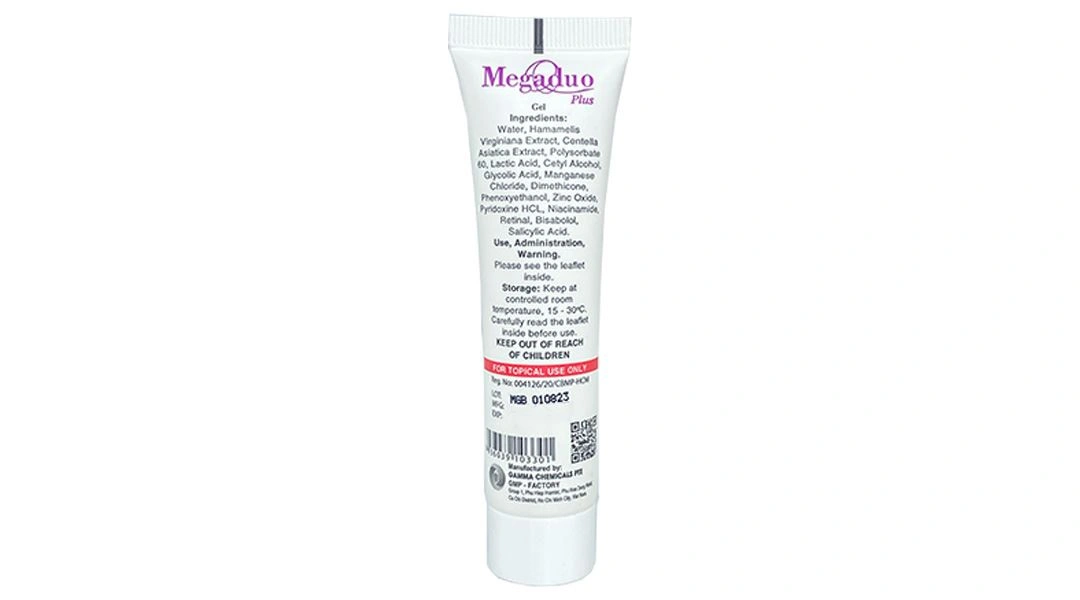 Gel Megaduo Plus ngừa mụn trứng cá, ngừa thâm tuýp 30g - 6
