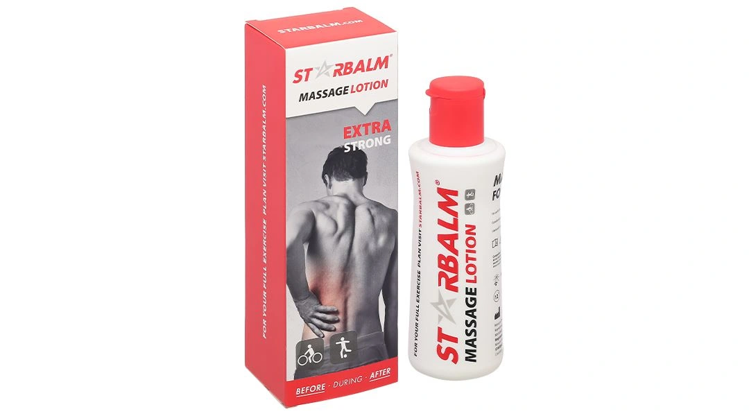 Kem xoa bóp Starbalm Massage Lotion hỗ trợ giảm đau nhức cơ, xương chai 150ml - 