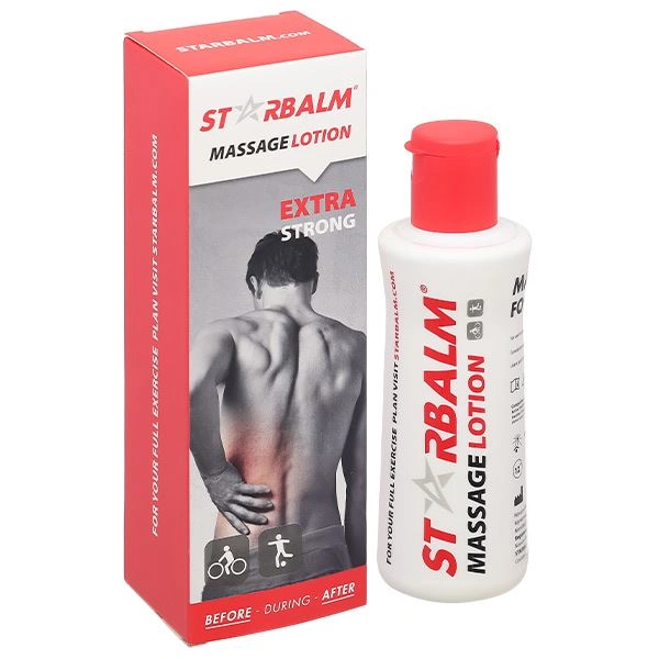 Kem xoa bóp Starbalm Massage Lotion hỗ trợ giảm đau nhức cơ, xương