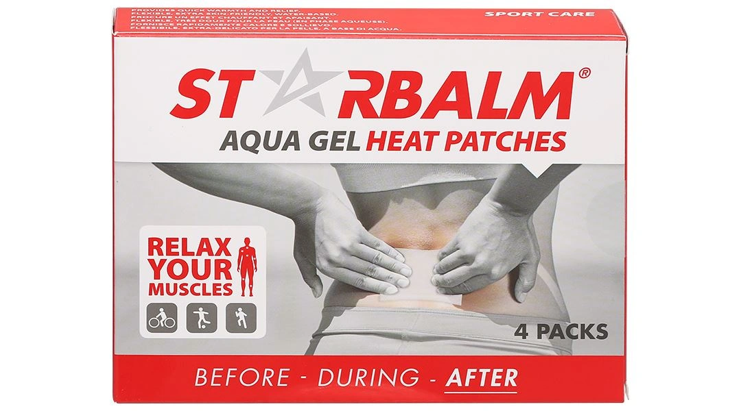 Miếng dán nhiệt Starbalm Heat Patch làm ấm, giảm đau nhức cơ, khớp (4 gói x 1 miếng) - 1