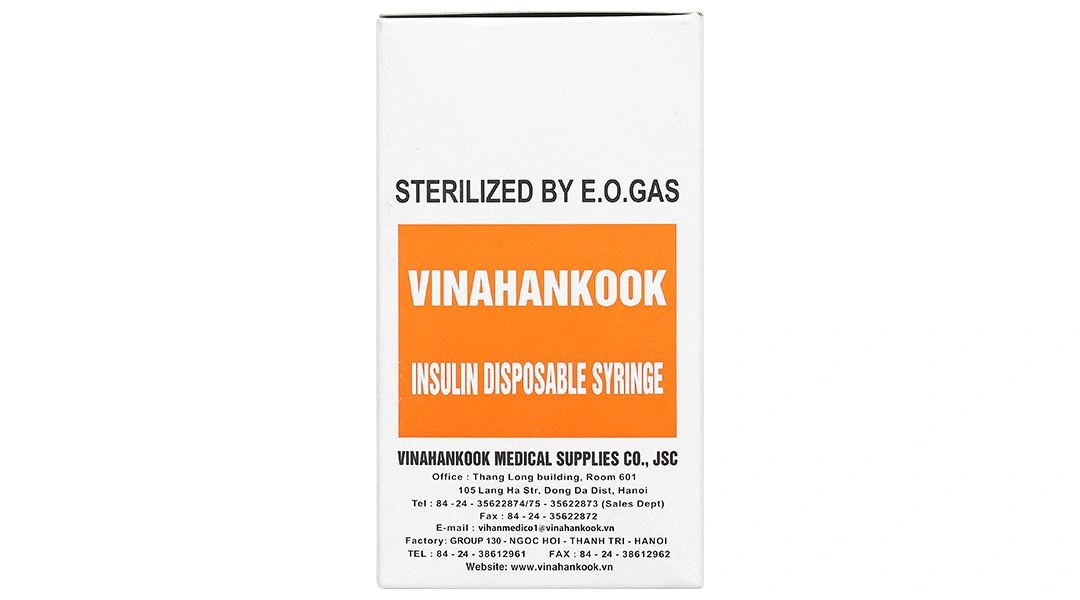 Bơm tiêm Insulin sử dụng một lần Vinahankook 1ml/cc 30G x 1/2’’ - 3