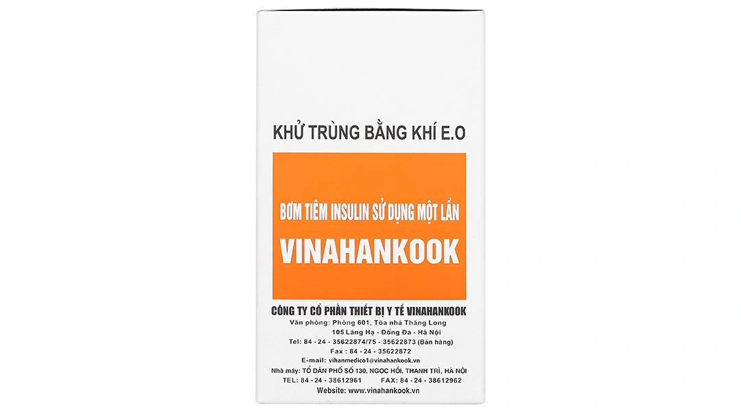 Bơm tiêm Insulin sử dụng một lần Vinahankook 1ml/cc 30G x 1/2’’ - 4