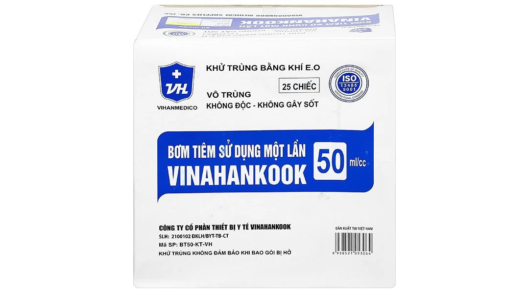 Bơm tiêm cho ăn sử dụng một lần Vinahankook 50ml/cc - 1