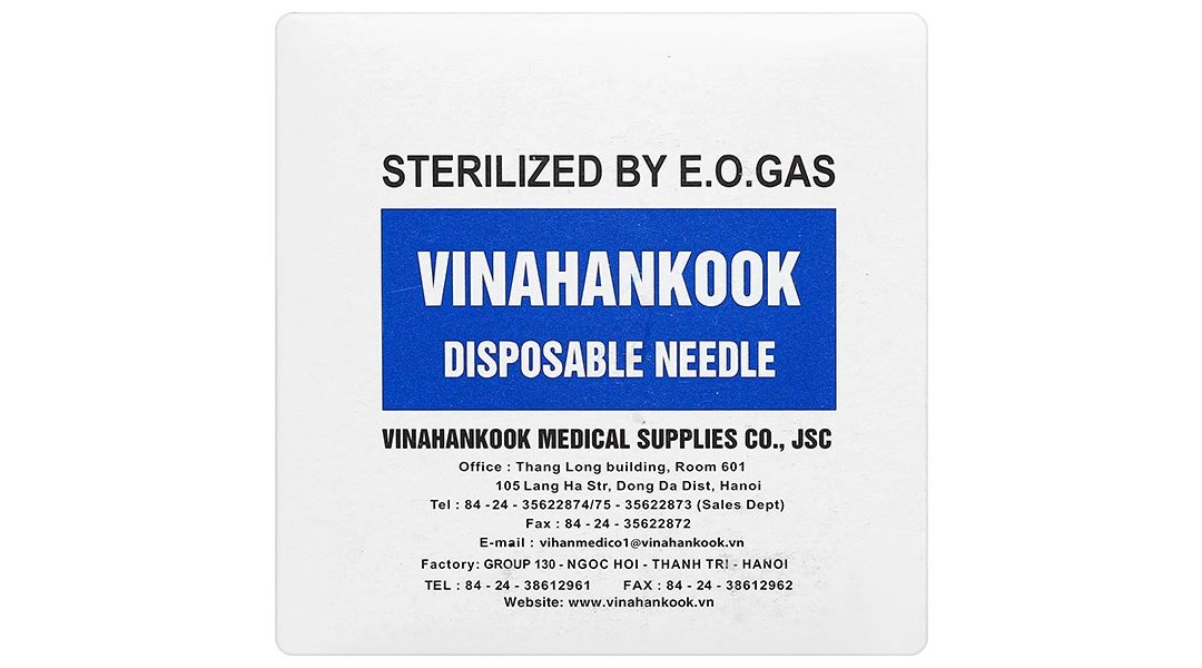 Đầu kim tiêm sử dụng một lần Vinahankook 22G x 1 1/4’’ - 3
