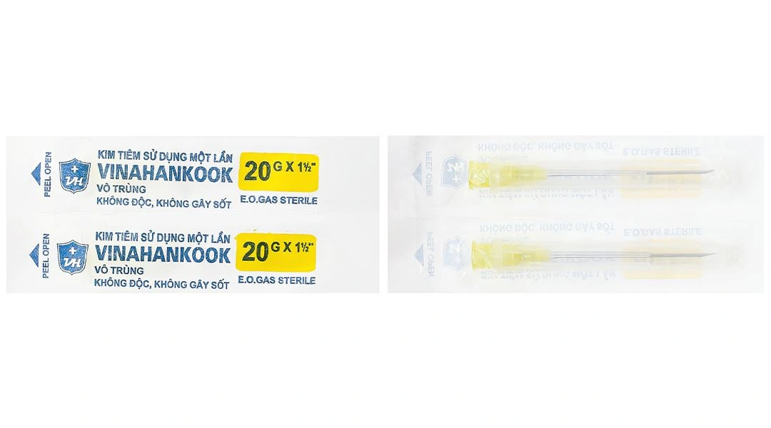 Đầu kim tiêm sử dụng một lần Vinahankook 20G x 1 1/2’’ - 8