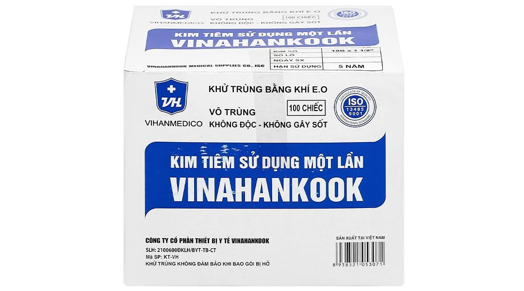 Đầu kim tiêm sử dụng một lần Vinahankook 18G x 1 1/2’’ - 1