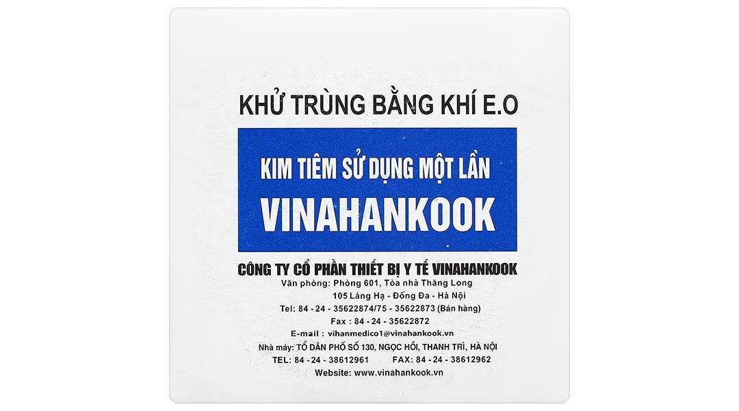 Đầu kim tiêm sử dụng một lần Vinahankook 18G x 1 1/2’’ - 4