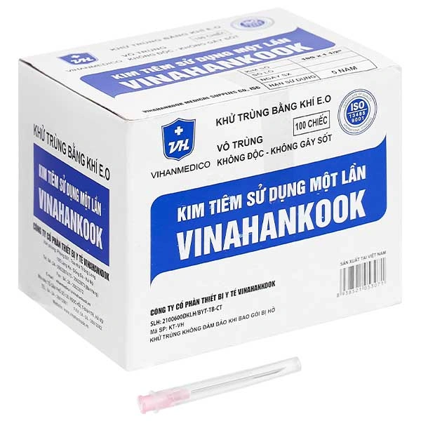 Đầu kim tiêm sử dụng một lần Vinahankook 18G x 1 1/2’’