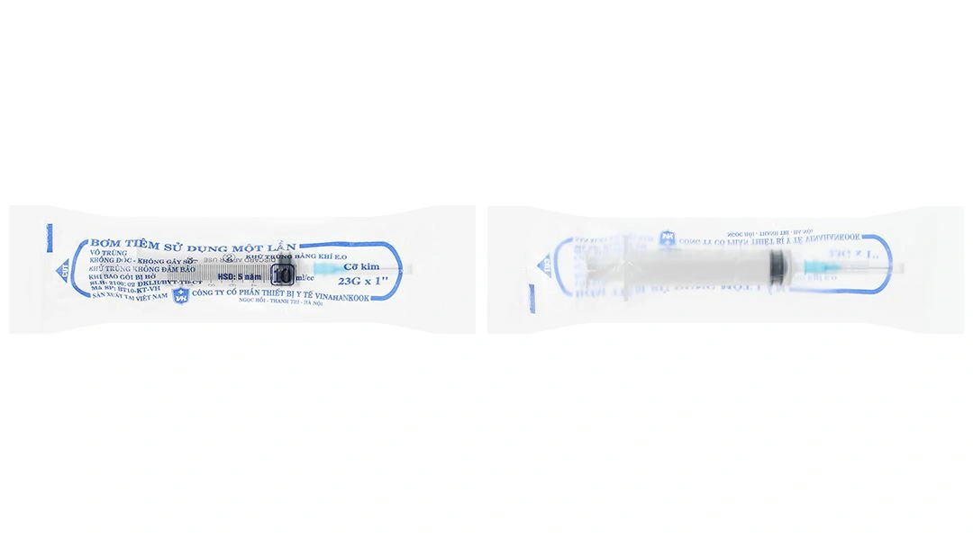 Bơm tiêm sử dụng một lần Vinahankook 10ml/cc 23G x 1’’ - 8