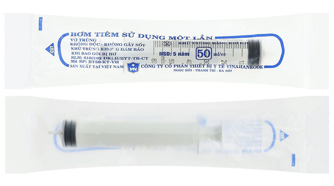 Bơm tiêm sử dụng một lần Vinahankook 50ml/cc - 7