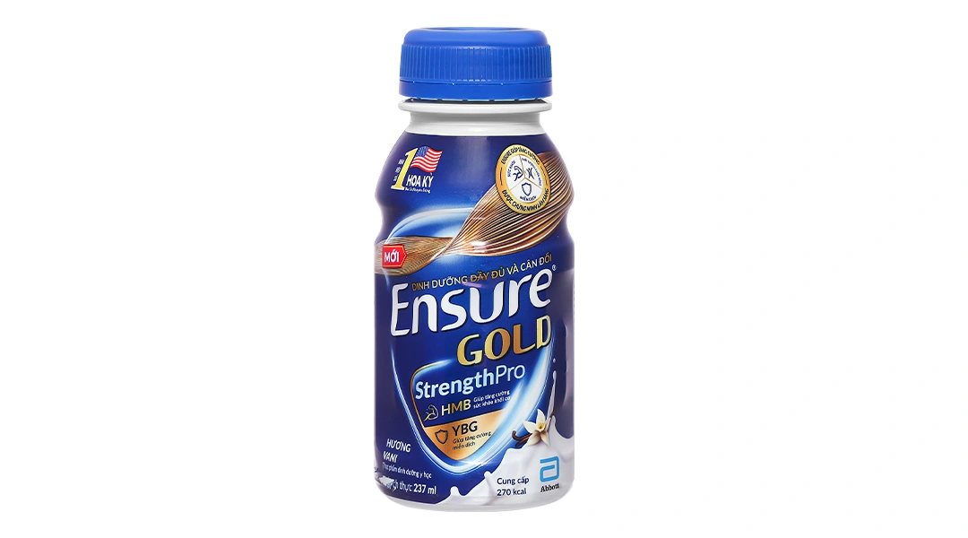 Sữa bột pha sẵn Ensure Gold Vigor bổ sung dinh dưỡng hương vani - 5