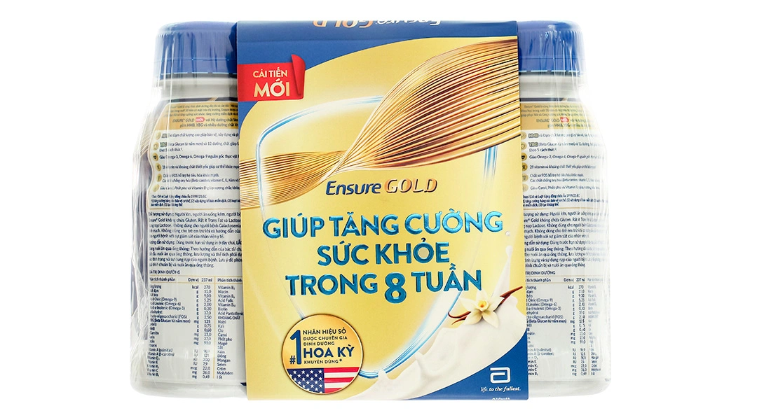 Sữa bột pha sẵn Ensure Gold Vigor bổ sung dinh dưỡng hương vani - 2
