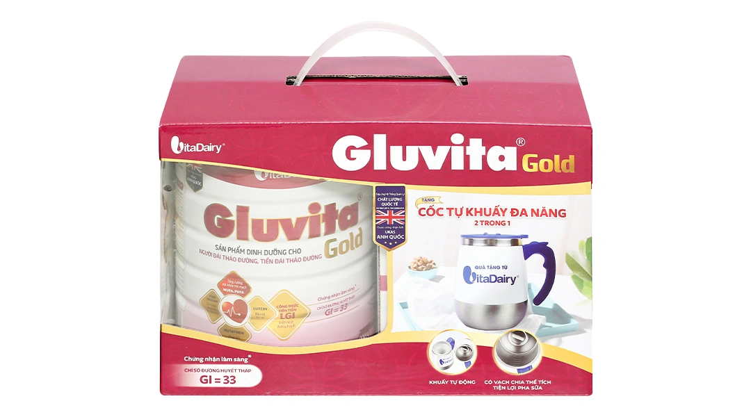 Thực phẩm dùng cho chế độ ăn đặc biệt Gluvita Gold - 1