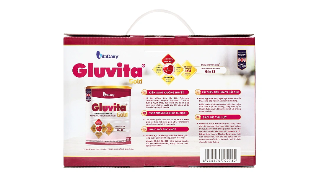 Thực phẩm dùng cho chế độ ăn đặc biệt Gluvita Gold - 2