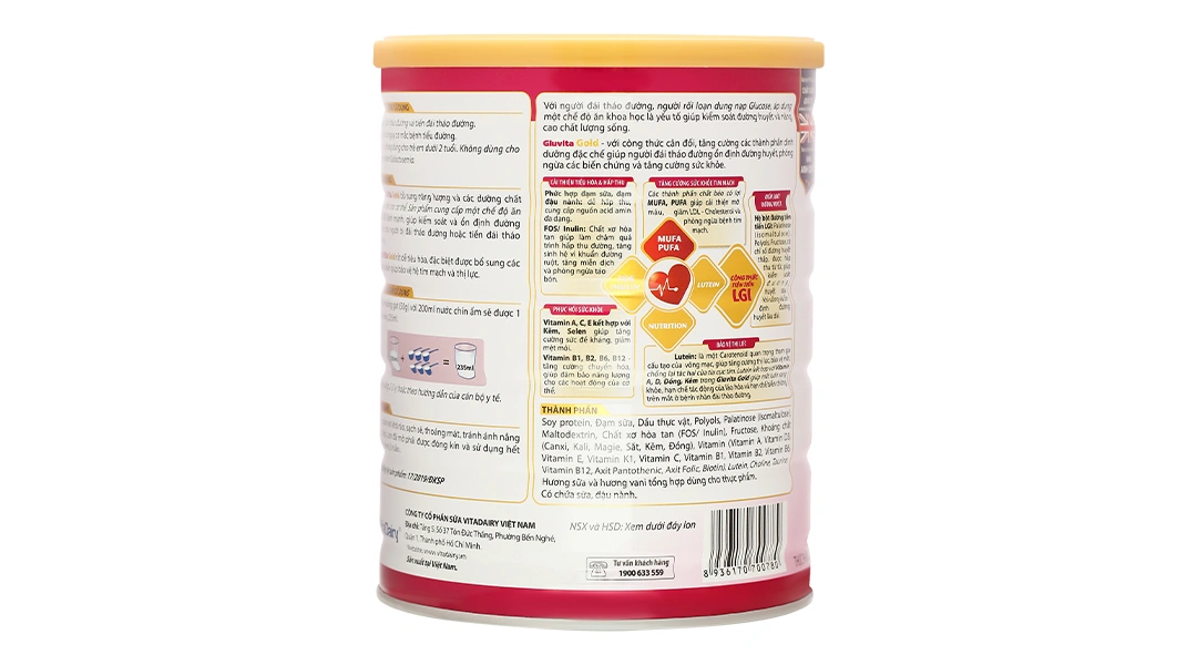 Thực phẩm dùng cho chế độ ăn đặc biệt Gluvita Gold - 7