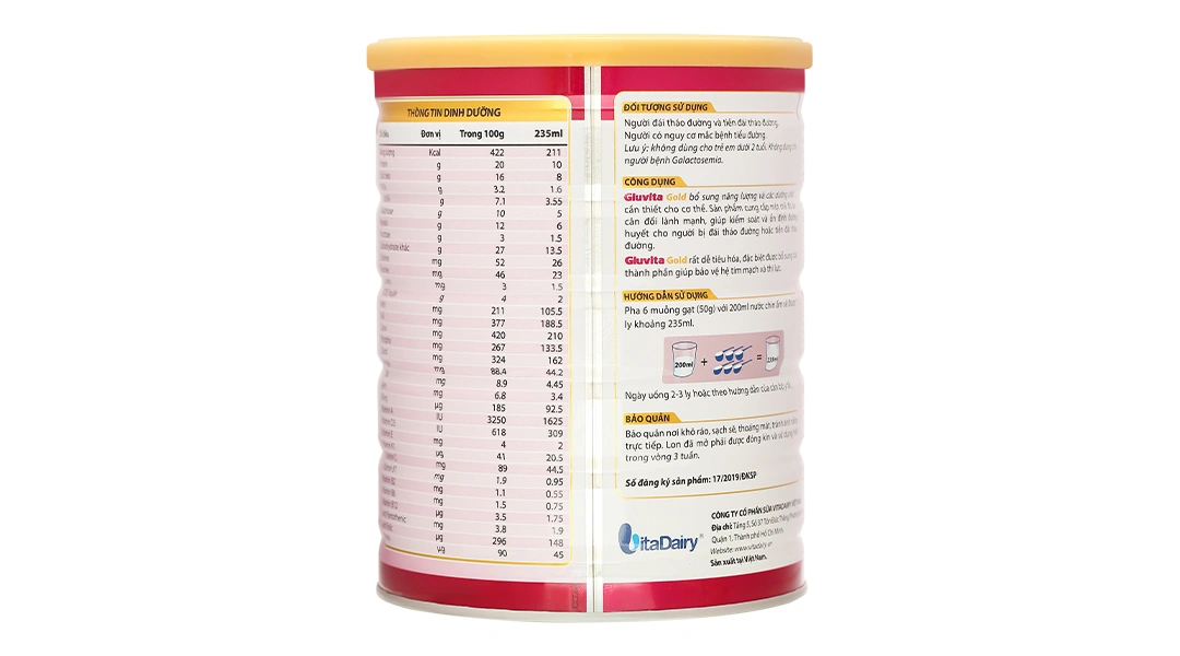Thực phẩm dùng cho chế độ ăn đặc biệt Gluvita Gold - 8