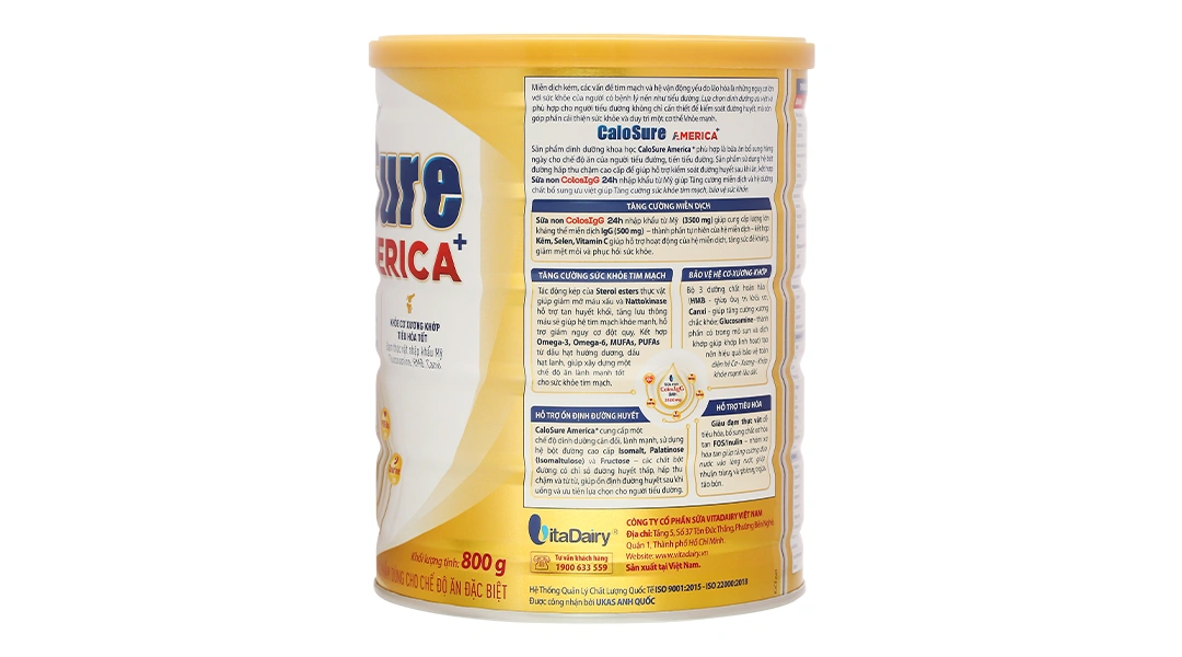 Thực phẩm dùng cho chế độ ăn đặc biệt Calosure America+ - 14