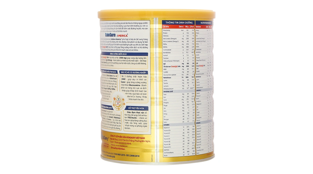 Thực phẩm dùng cho chế độ ăn đặc biệt Calosure America+ - 15