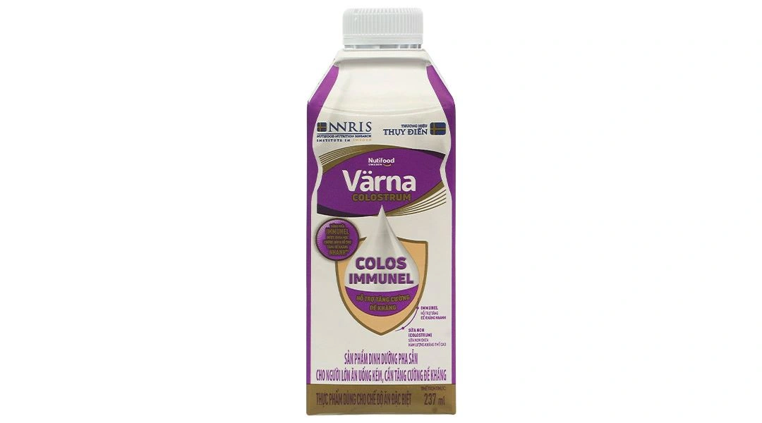 Thực phẩm dùng cho chế độ ăn đặc biệt: Sản phẩm dinh dưỡng pha sẵn Varna Colostrum cho người lớn ăn uống kém, cần tăng cường đề kháng - 5