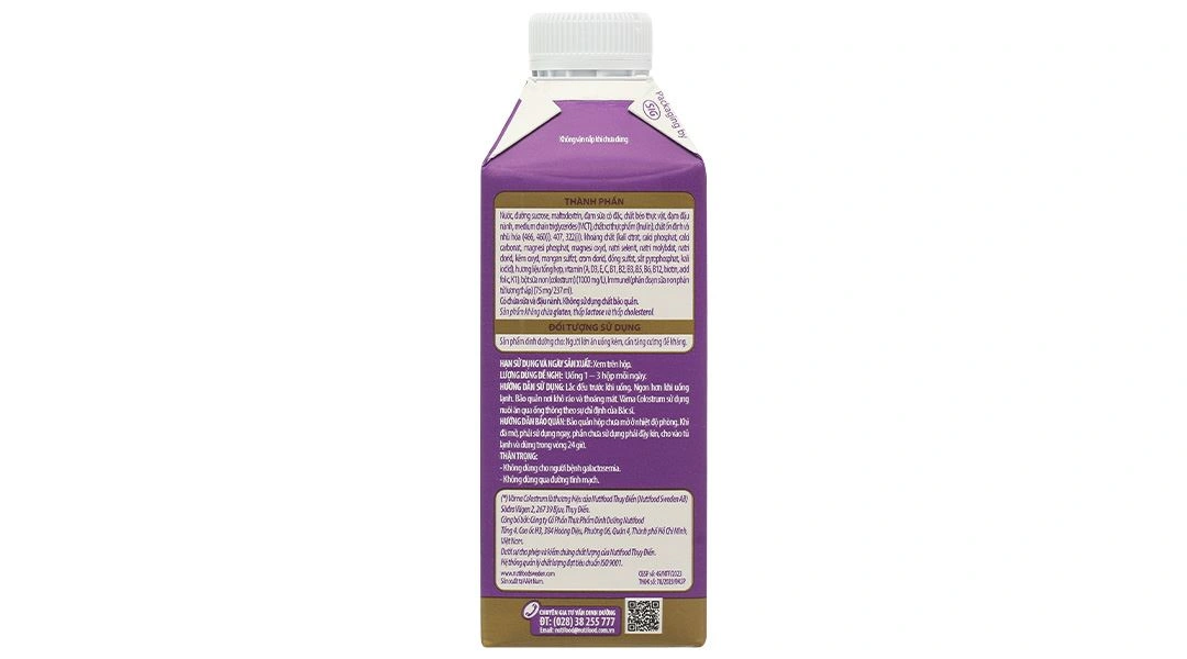 Thực phẩm dùng cho chế độ ăn đặc biệt: Sản phẩm dinh dưỡng pha sẵn Varna Colostrum cho người lớn ăn uống kém, cần tăng cường đề kháng - 6