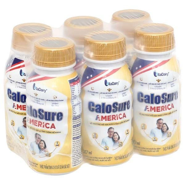 Sữa bột pha sẵn CaloSure America tăng đề kháng, hồi phục sức khỏe