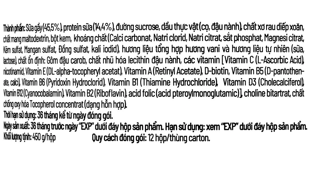 Sữa bột Appeton Weight Gain cho người lớn hương vani lon 450g - 10