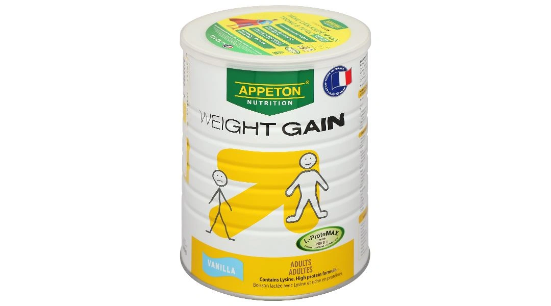 Sữa bột Appeton Weight Gain cho người lớn hương vani lon 450g - 12