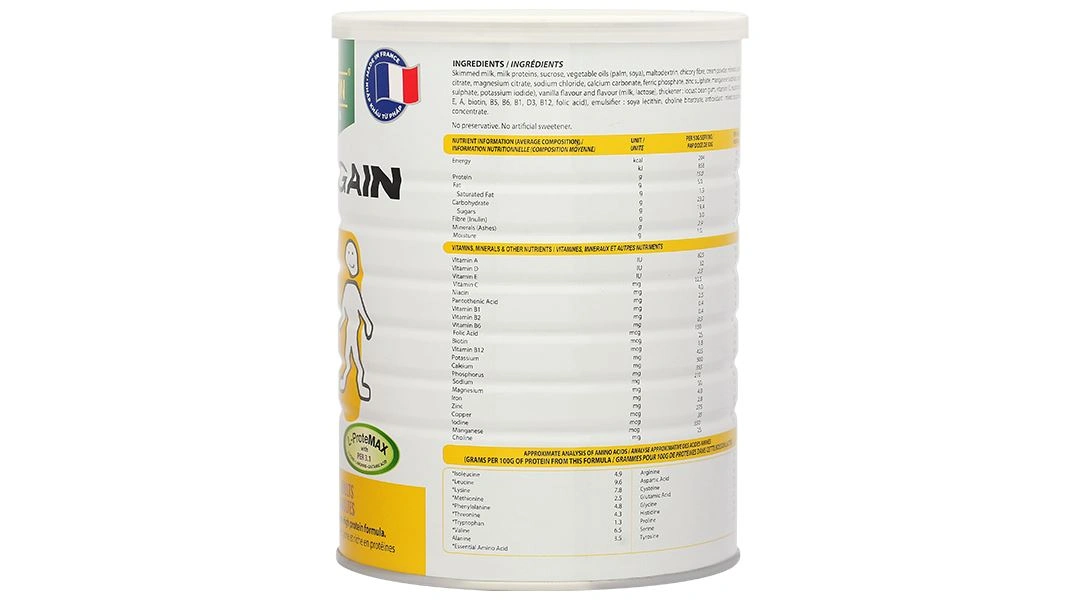 Sữa bột Appeton Weight Gain cho người lớn hương vani lon 450g - 13