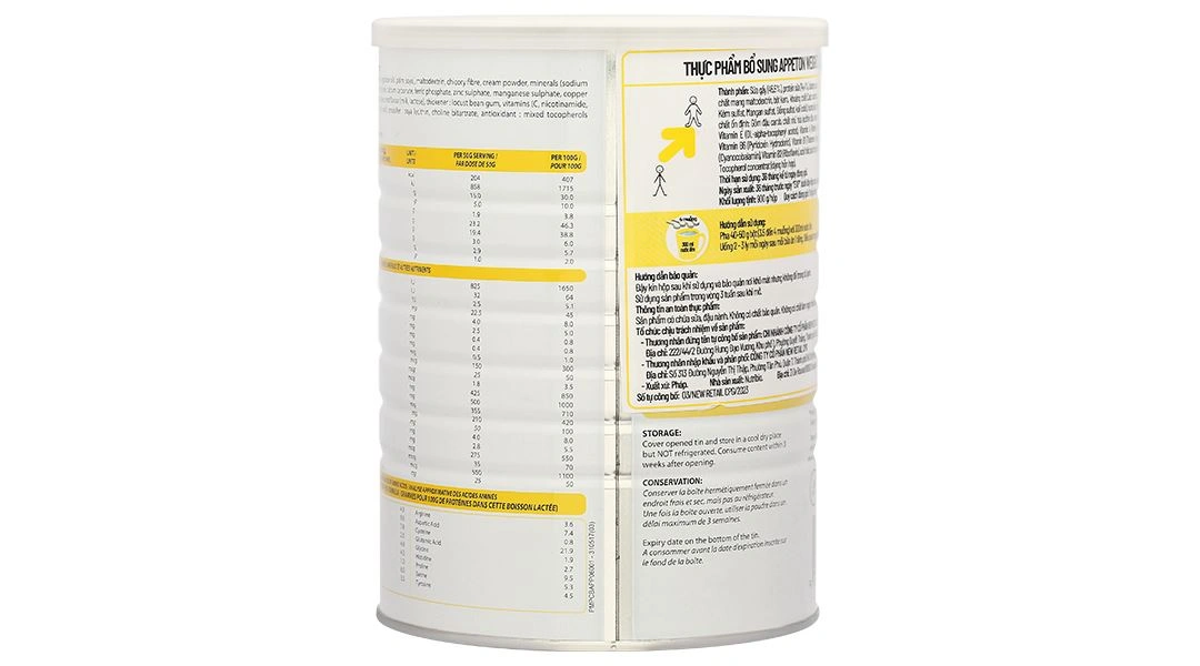 Sữa bột Appeton Weight Gain cho người lớn hương vani lon 450g - 14