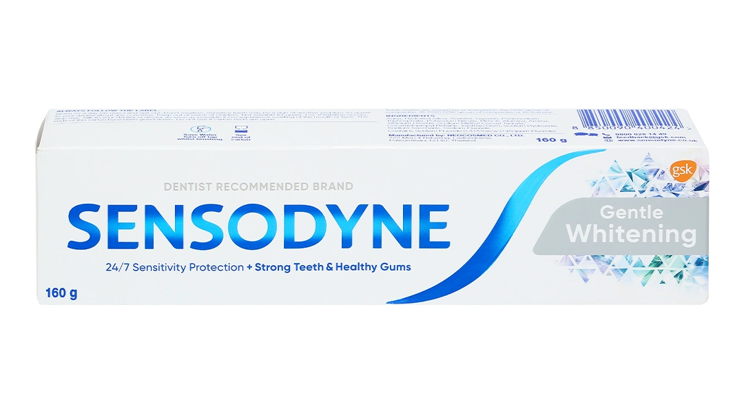 Kem đánh răng Sensodyne Gentle Whitening giúp làm trắng răng tuýp 160g - 9