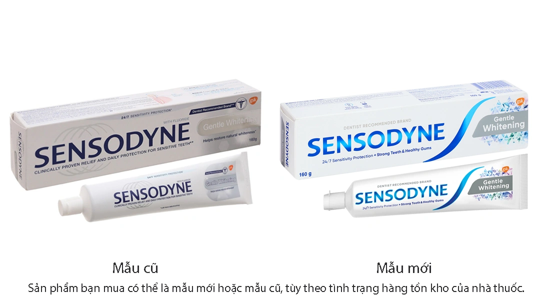Kem đánh răng Sensodyne Gentle Whitening giúp làm trắng răng tuýp 160g - 7