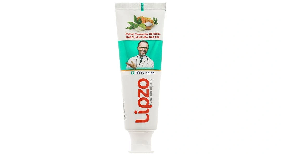 Kem đánh răng Dược Liệu Lipzo sạch nướu, ngừa chảy máu chân răng tuýp 110g - 8