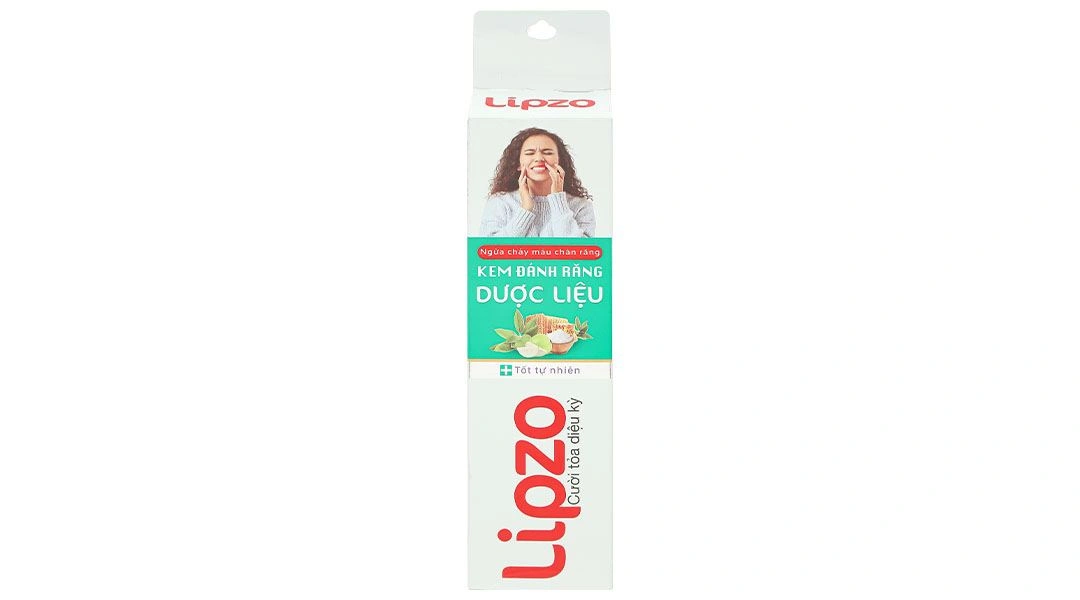 Kem đánh răng Dược Liệu Lipzo sạch nướu, ngừa chảy máu chân răng tuýp 110g - 1